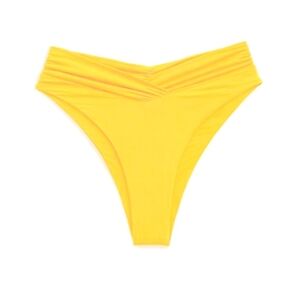 NWT Riot Swim Pico high Waisted Poppy Bikini Bottom Xs